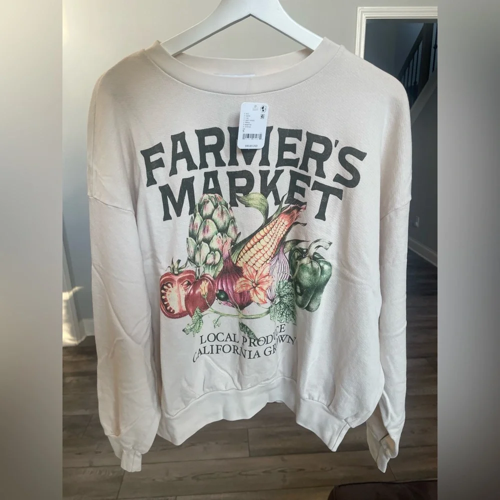 Free People x Daydreamer Local Produce Oversized Crew - Picture 4 of 5